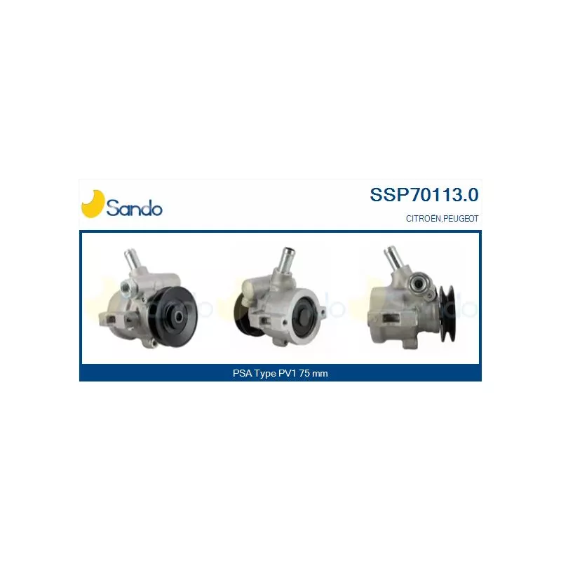 Pompe hydraulique, direction SANDO SSP70113.0