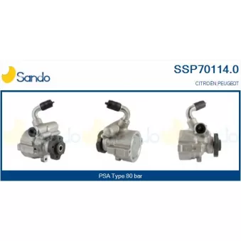 Pompe hydraulique, direction SANDO SSP70114.0