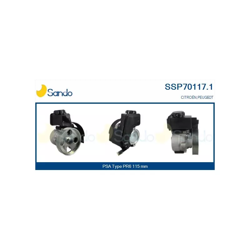 Pompe hydraulique, direction SANDO SSP70117.1