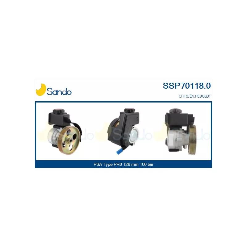 Pompe hydraulique, direction SANDO SSP70118.0