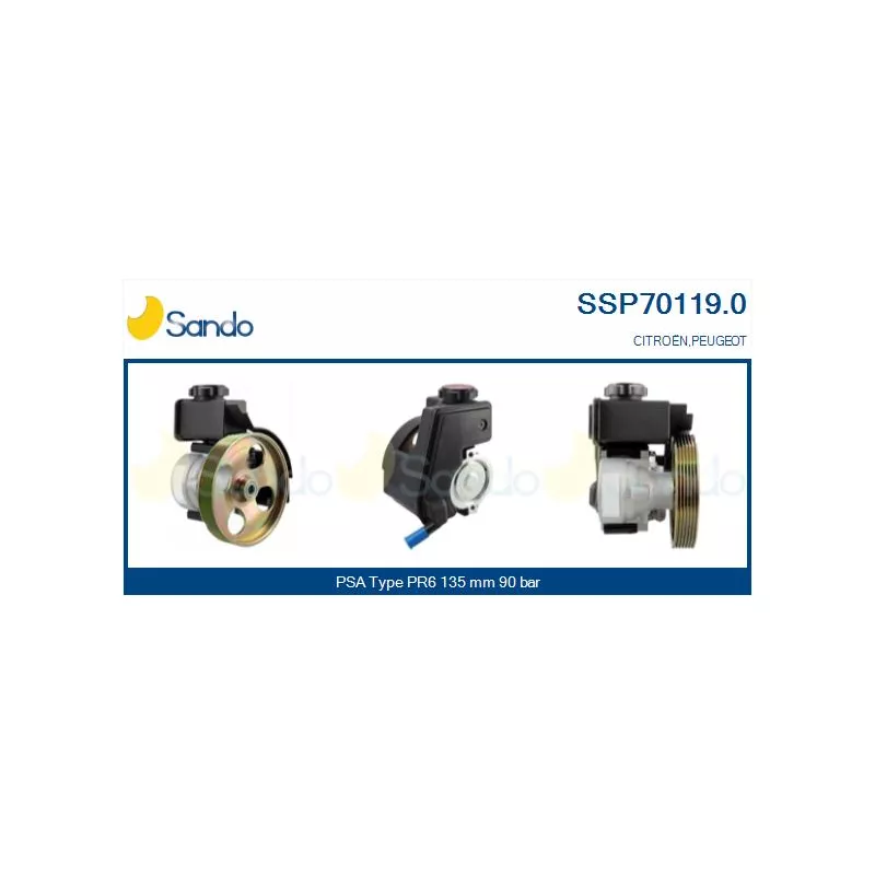 Pompe hydraulique, direction SANDO SSP70119.0