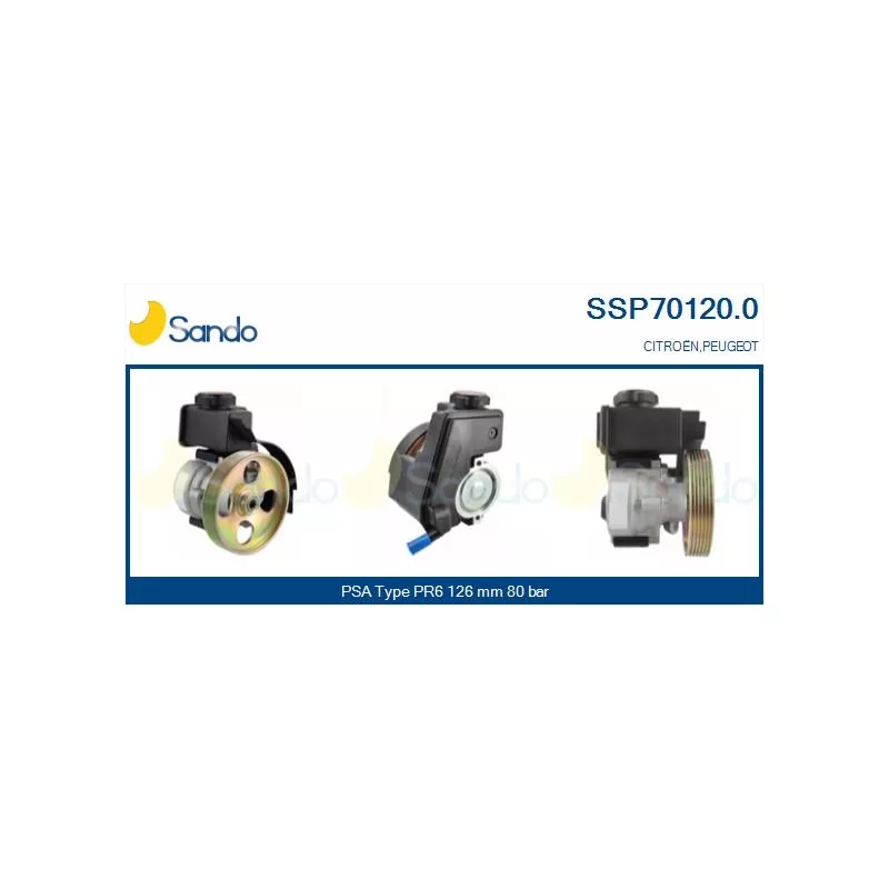 Pompe hydraulique, direction SANDO SSP70120.0