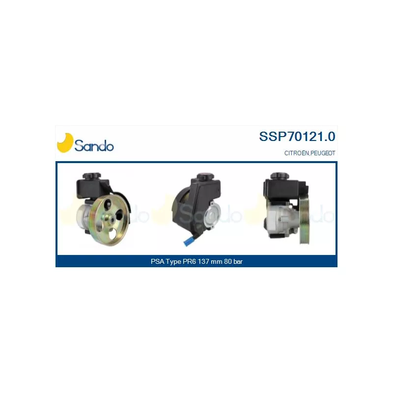 Pompe hydraulique, direction SANDO SSP70121.0