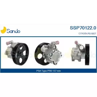 Pompe hydraulique, direction SANDO SSP70122.0