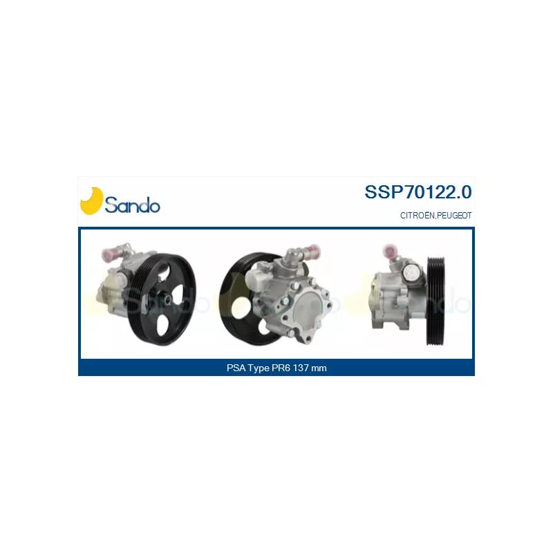 Pompe hydraulique, direction SANDO SSP70122.0