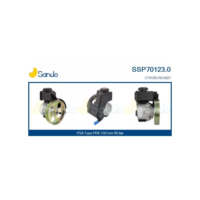 Pompe hydraulique, direction SANDO SSP70123.0