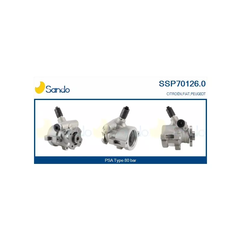 Pompe hydraulique, direction SANDO SSP70126.0