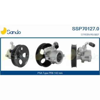 Pompe hydraulique, direction SANDO SSP70127.0