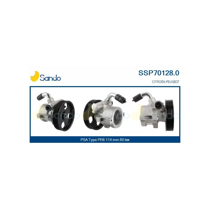 Pompe hydraulique, direction SANDO SSP70128.0