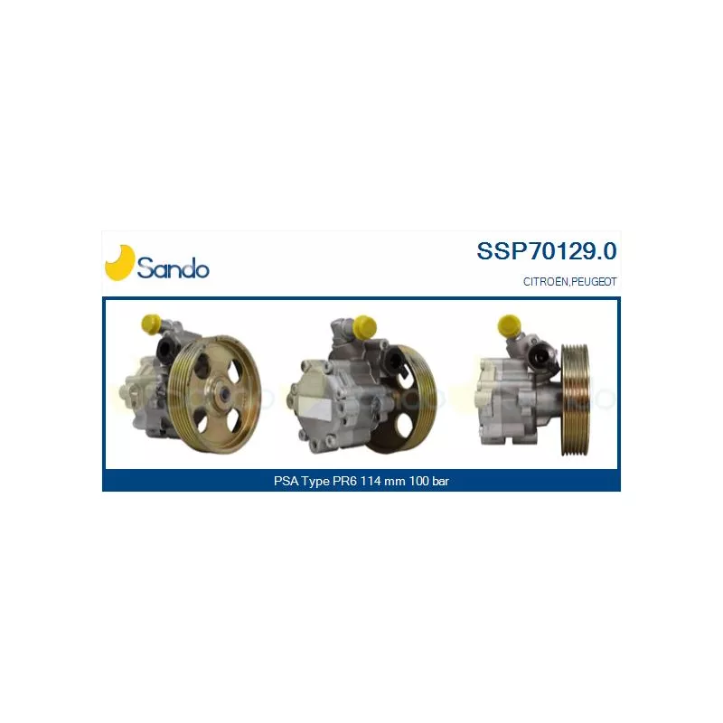 Pompe hydraulique, direction SANDO SSP70129.0