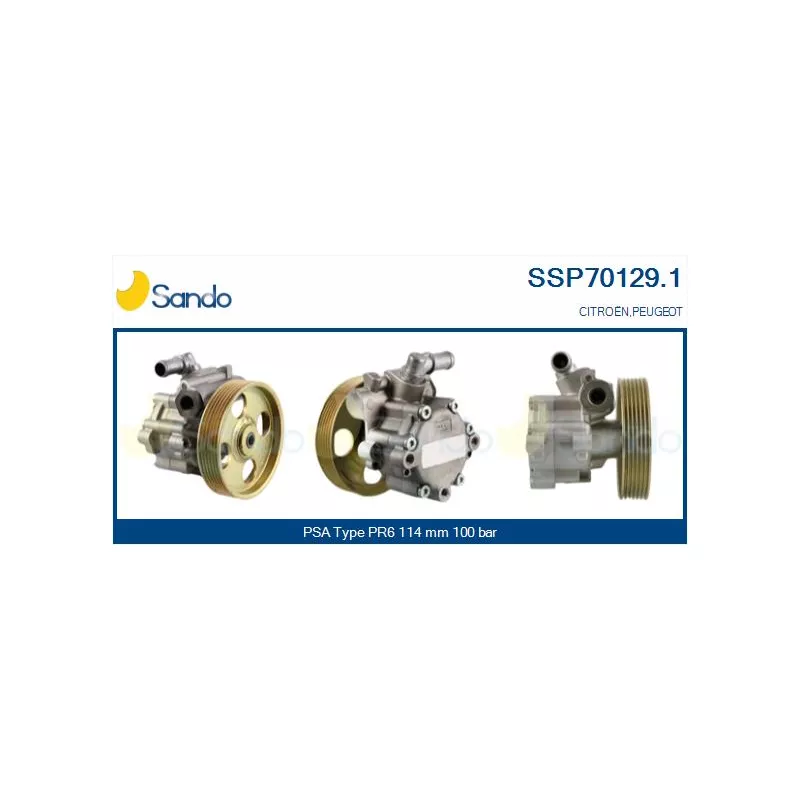 Pompe hydraulique, direction SANDO SSP70129.1
