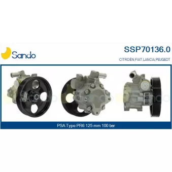 Pompe hydraulique, direction SANDO SSP70136.0