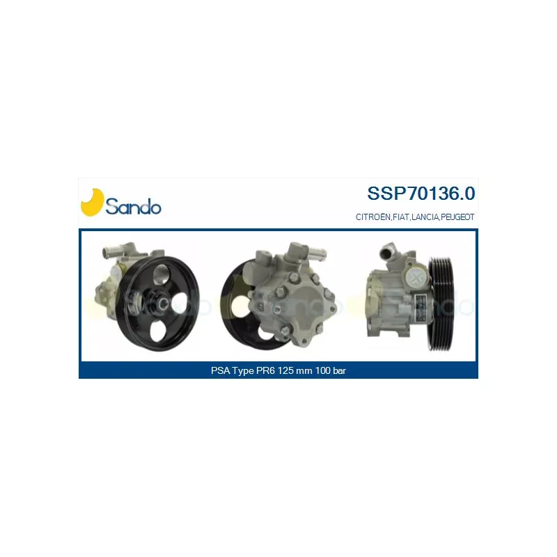 Pompe hydraulique, direction SANDO SSP70136.0