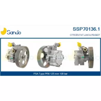 Pompe hydraulique, direction SANDO SSP70136.1