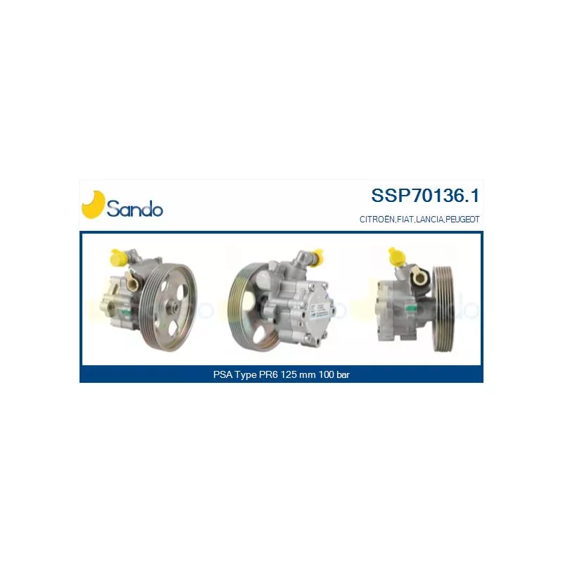 Pompe hydraulique, direction SANDO SSP70136.1