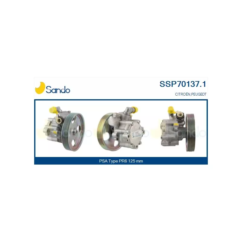 Pompe hydraulique, direction SANDO SSP70137.1