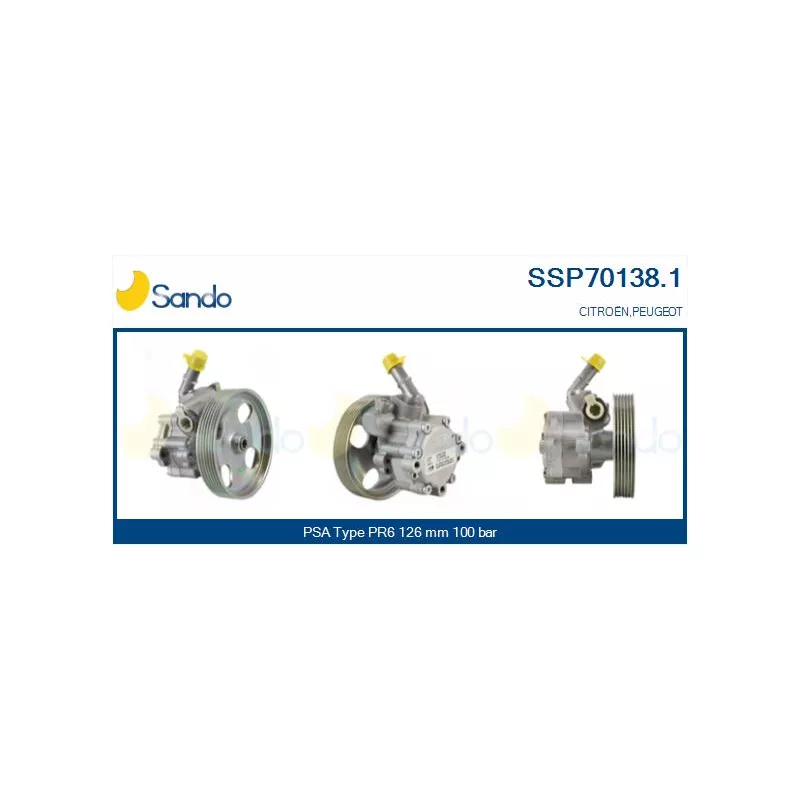 Pompe hydraulique, direction SANDO SSP70138.1