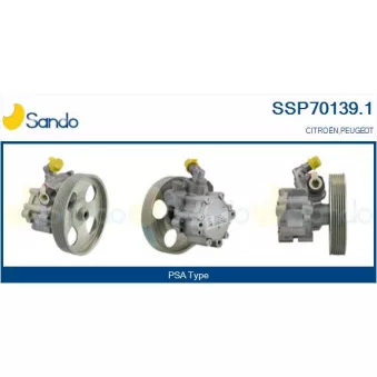 Pompe hydraulique, direction SANDO SSP70139.1
