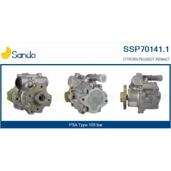 Pompe hydraulique, direction SANDO SSP70141.1