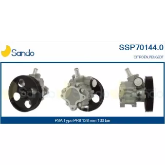 Pompe hydraulique, direction SANDO SSP70144.0