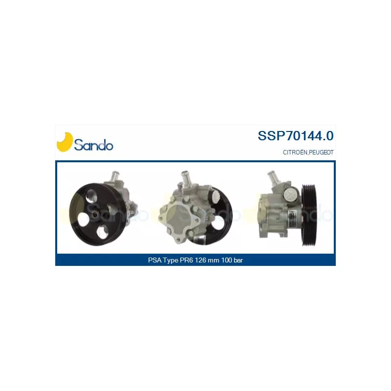 Pompe hydraulique, direction SANDO SSP70144.0