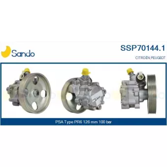 Pompe hydraulique, direction SANDO SSP70144.1