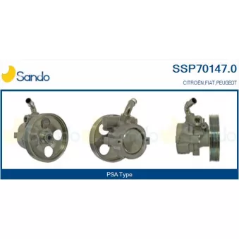Pompe hydraulique, direction SANDO SSP70147.0