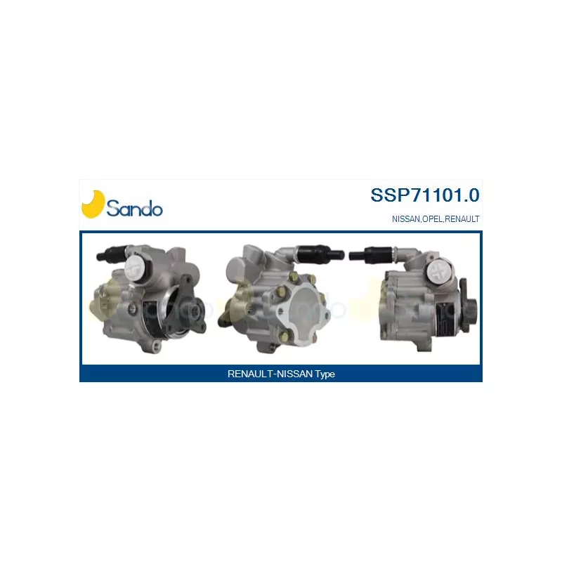 Pompe hydraulique, direction SANDO SSP71101.0
