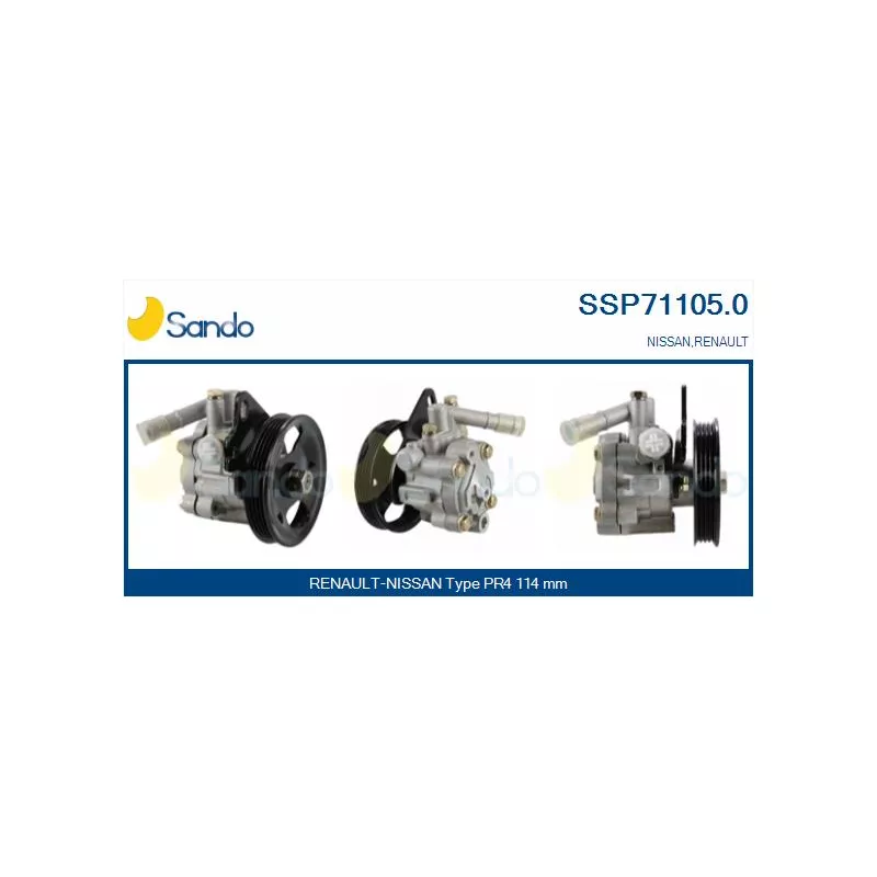 Pompe hydraulique, direction SANDO SSP71105.0