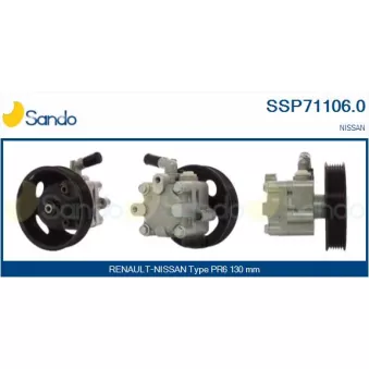 Pompe hydraulique, direction SANDO SSP71106.0