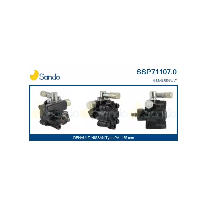 Pompe hydraulique, direction SANDO SSP71107.0