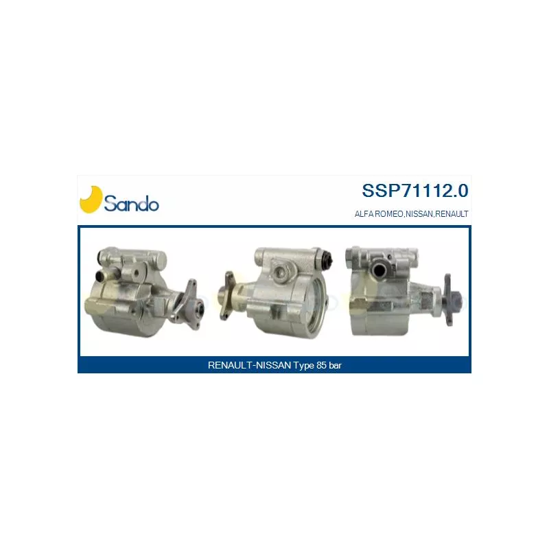 Pompe hydraulique, direction SANDO SSP71112.0