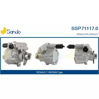 Pompe hydraulique, direction SANDO SSP71117.0