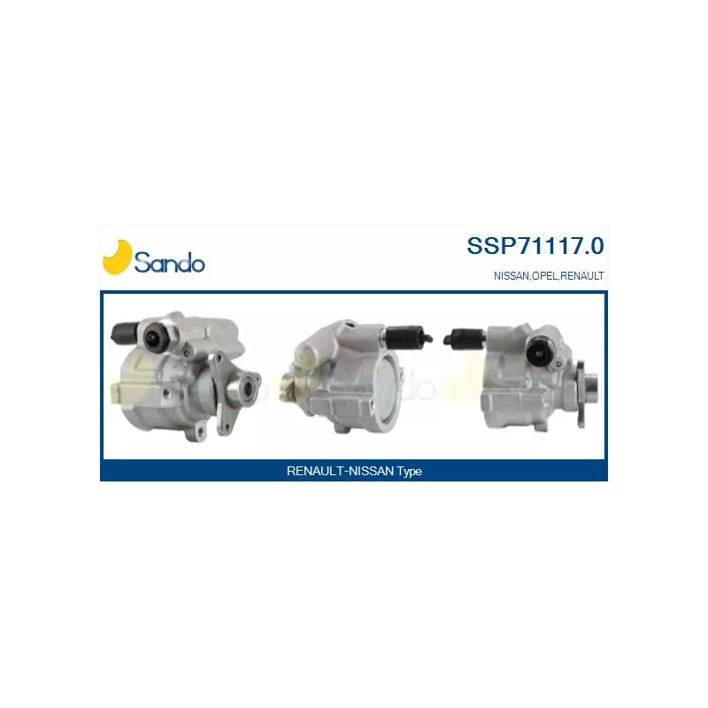 Pompe hydraulique, direction SANDO SSP71117.0