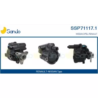 Pompe hydraulique, direction SANDO SSP71117.1