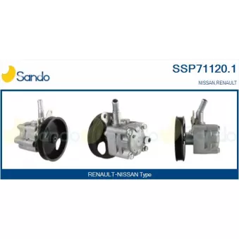Pompe hydraulique, direction SANDO SSP71120.1