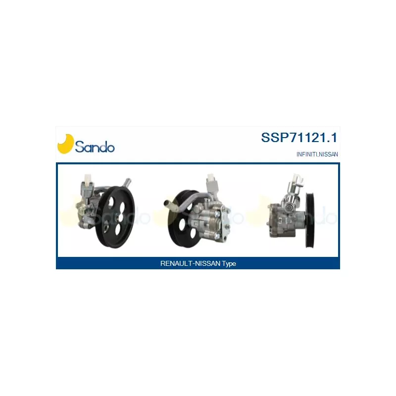 Pompe hydraulique, direction SANDO SSP71121.1