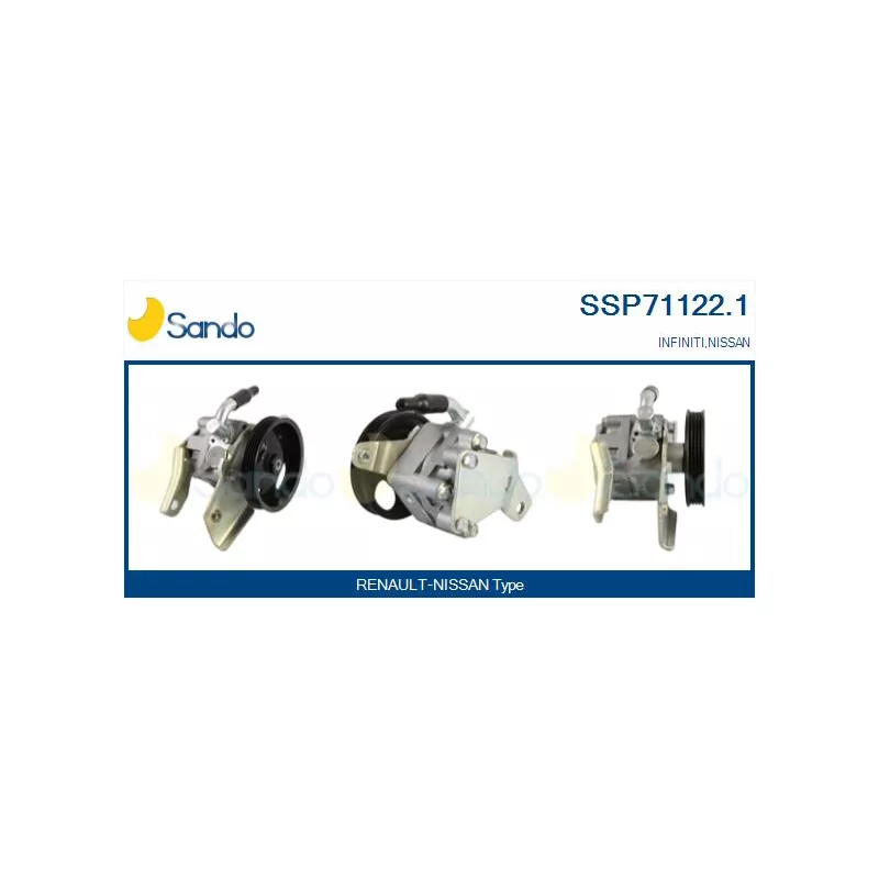 Pompe hydraulique, direction SANDO SSP71122.1