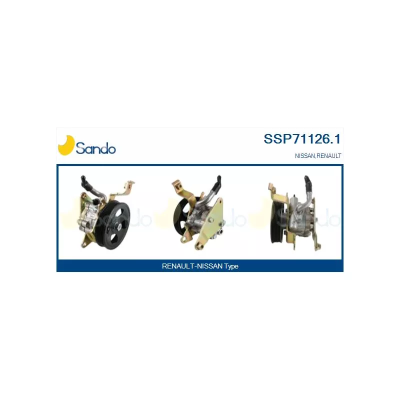 Pompe hydraulique, direction SANDO SSP71126.1