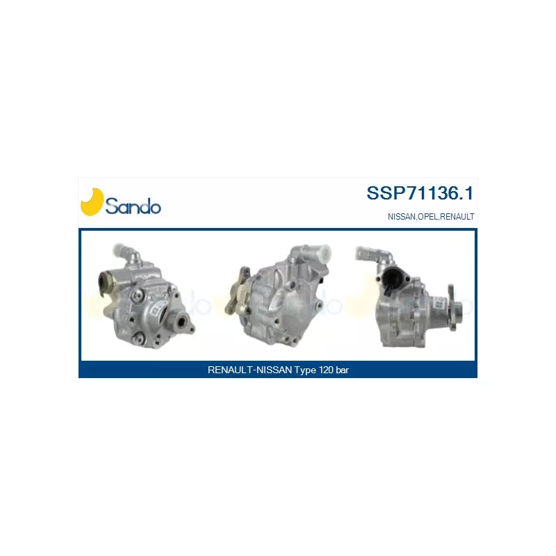 Pompe hydraulique, direction SANDO SSP71136.1