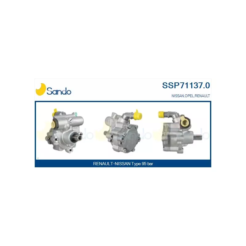 Pompe hydraulique, direction SANDO SSP71137.0