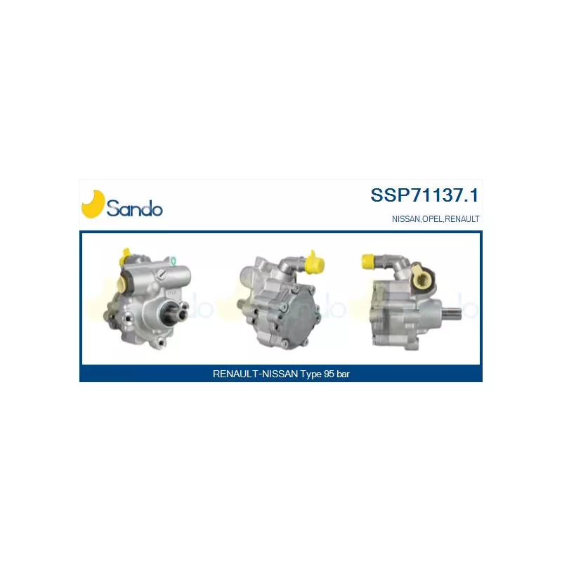 Pompe hydraulique, direction SANDO SSP71137.1