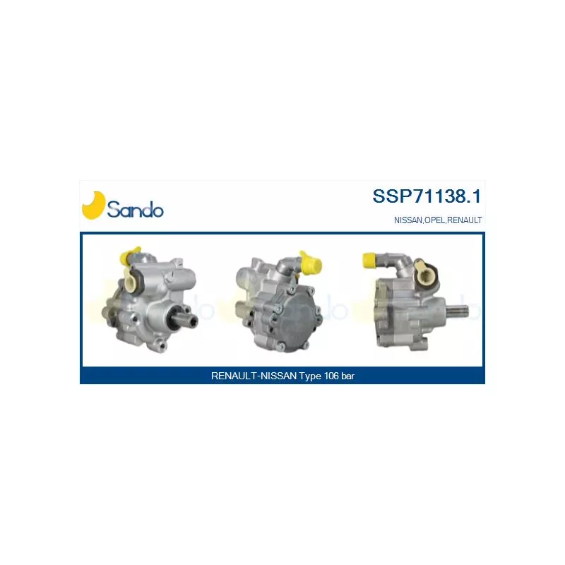 Pompe hydraulique, direction SANDO SSP71138.1