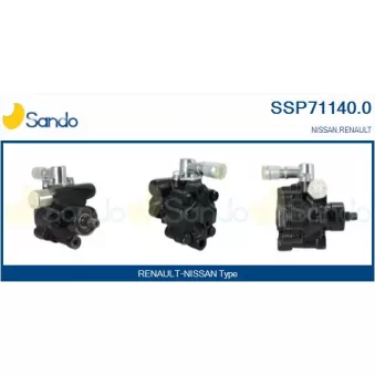 Pompe hydraulique, direction SANDO SSP71140.0