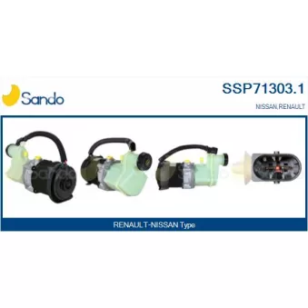 Pompe hydraulique, direction SANDO SSP71303.1