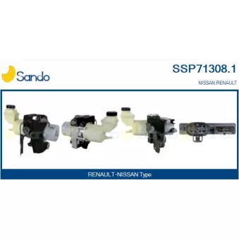 Pompe hydraulique, direction SANDO SSP71308.1