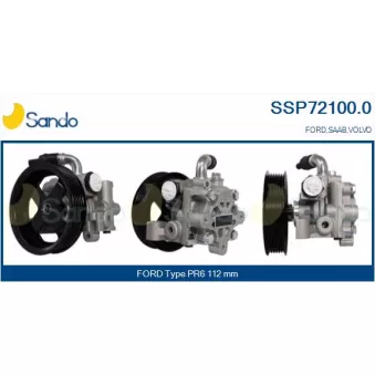 Pompe hydraulique, direction SANDO SSP72100.0