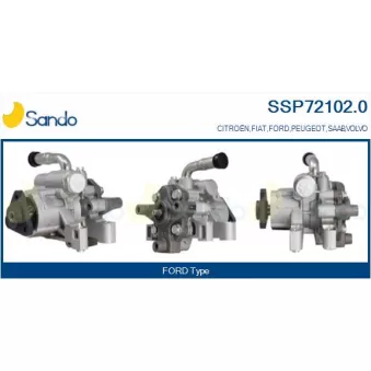 Pompe hydraulique, direction SANDO SSP72102.0