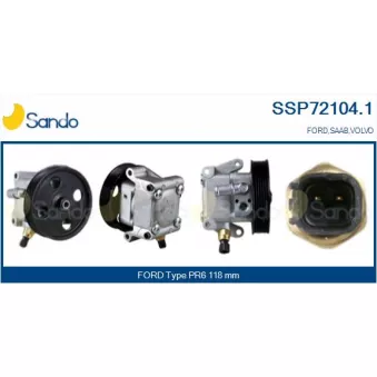 Pompe hydraulique, direction SANDO SSP72104.1