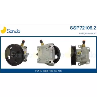 Pompe hydraulique, direction SANDO SSP72106.2